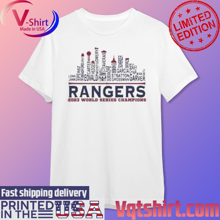 Texas Rangers World Series 2023 Baseball Team Players Shirt