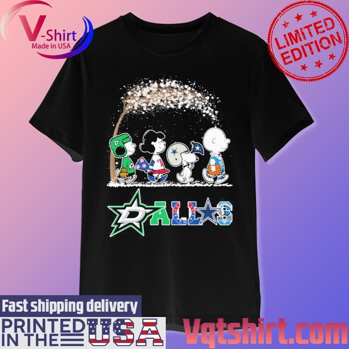 The Peanuts Dallas Sport Teams Fall Tree 2023 shirt