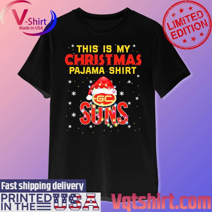 This is my Christmas pajama shirt Gold Coast light shirt