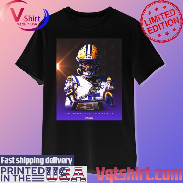 2023 Heisman LSU QB Jayden Daniels shirt