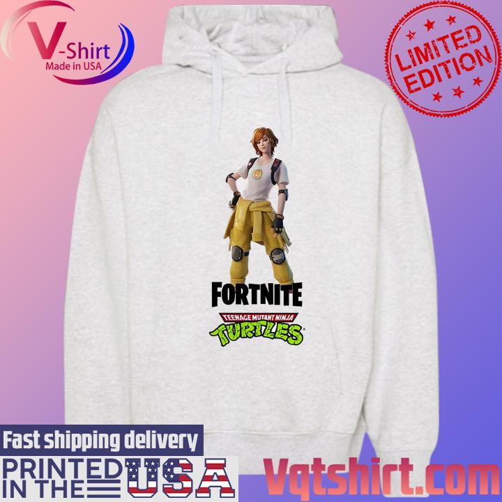 April O’Neil Fortnite Teenage Mutant Ninja Turtles Skin Vintage T-Shirt Hoodie