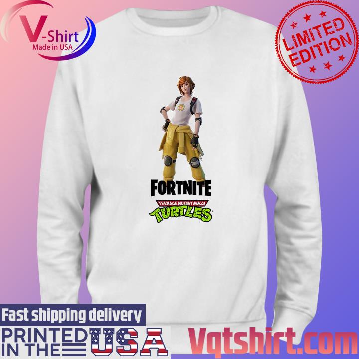 April O’Neil Fortnite Teenage Mutant Ninja Turtles Skin Vintage T-Shirt Sweater