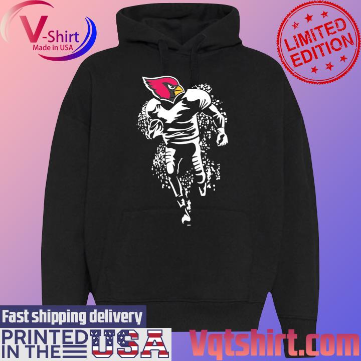 Arizona Cardinals Starter Logo T-Shirt Black Hoodie