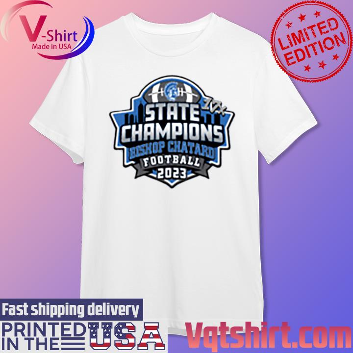 Bishop Chartered Football 17x State Champions 2023 shirt