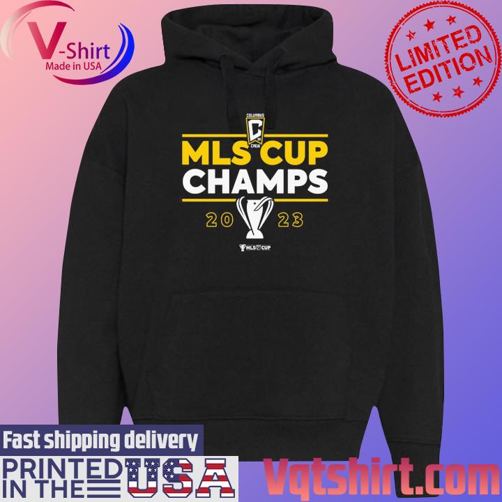 Columbus Crew 500 Level 2023 MLS Cup Champions Roster T-Shirt Black Hoodie