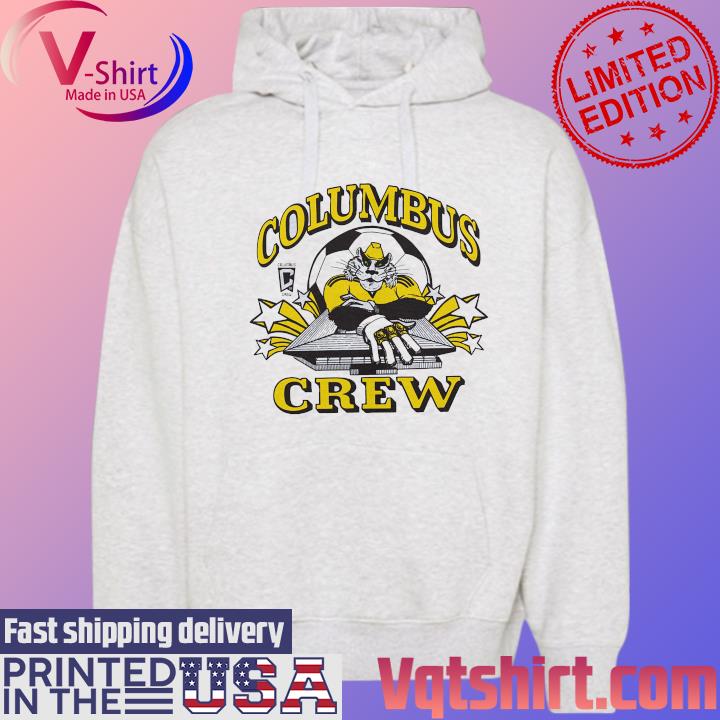 Columbus Crew Homage MLS Cup Champions Three Rings Tri-Blend Pullover T-Shirt Hoodie