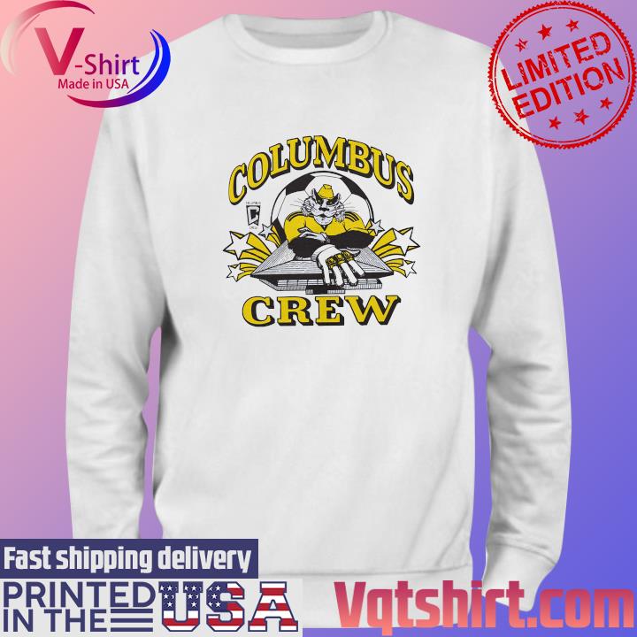 Columbus Crew Homage MLS Cup Champions Three Rings Tri-Blend Pullover T-Shirt Sweater