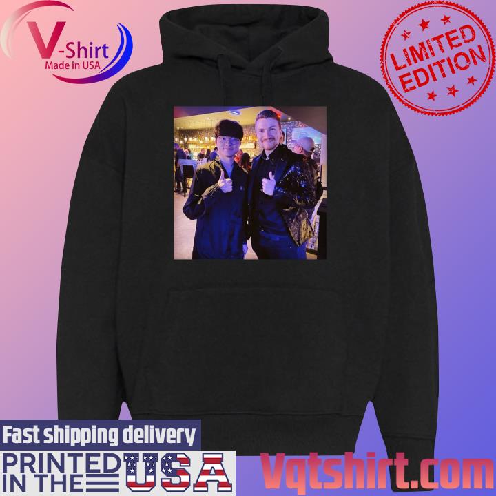 Fabian Mallant With Faker Photo Shirt Black Hoodie