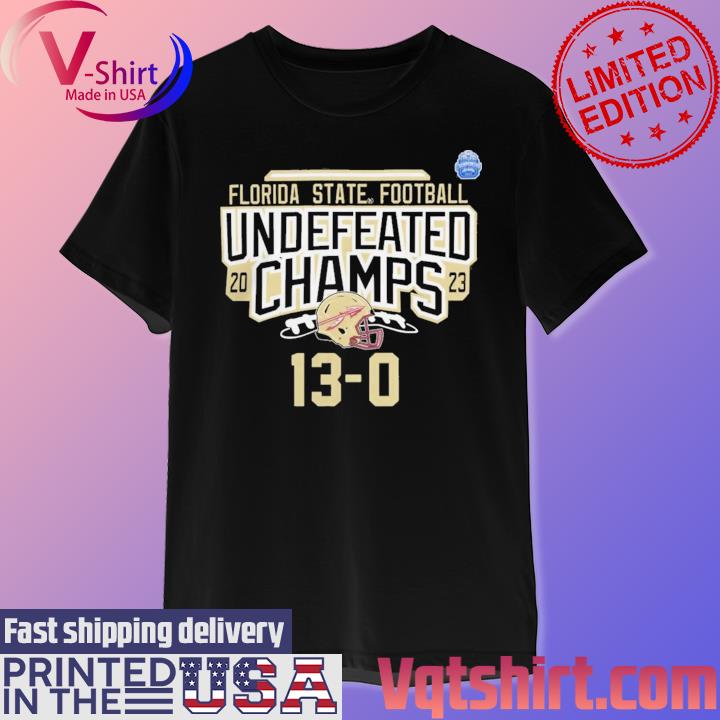 Florida State Seminoles Ncaa Football 2023 ACC Conference Champions Undefeated Shirt