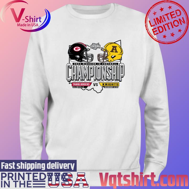 Glenville Tarblooders vs Archbishop Alter Knights 2023 Division IV Football Championship s Sweater