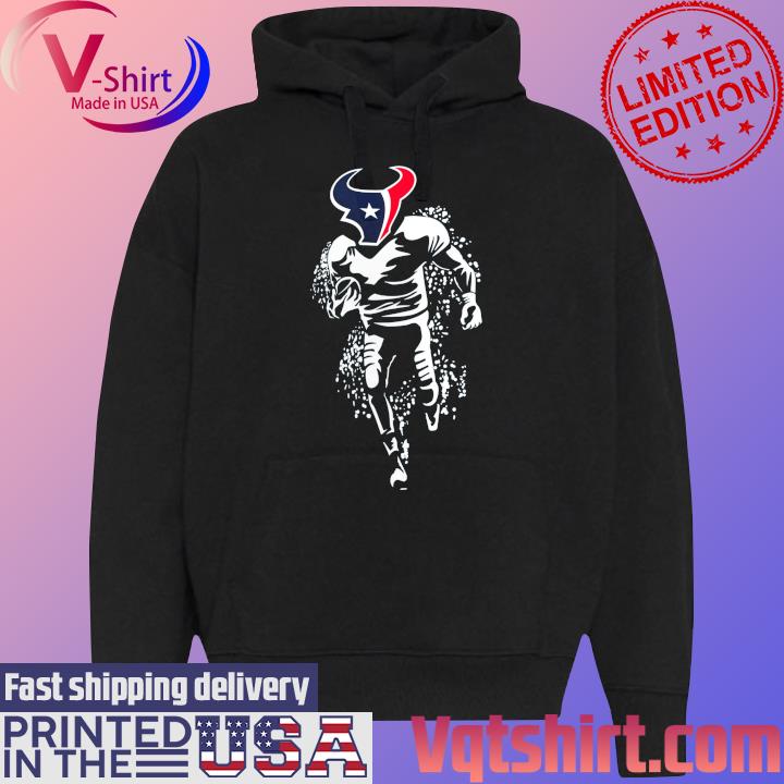 Houston Texans Starter Logo T-Shirt Black Hoodie