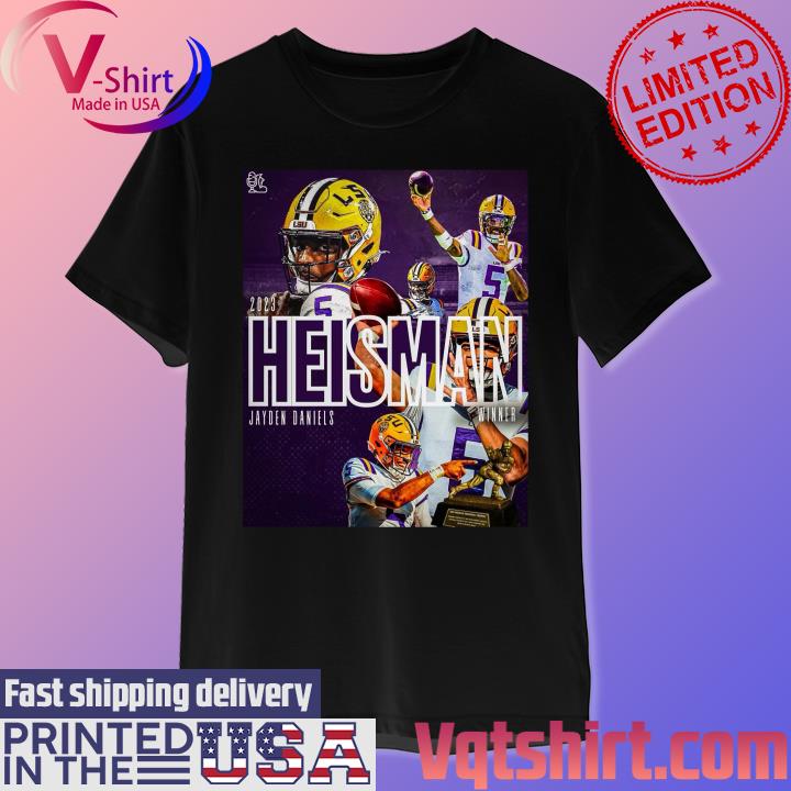 Jayden Daniels Heisman Trophy Winner 2023 shirt