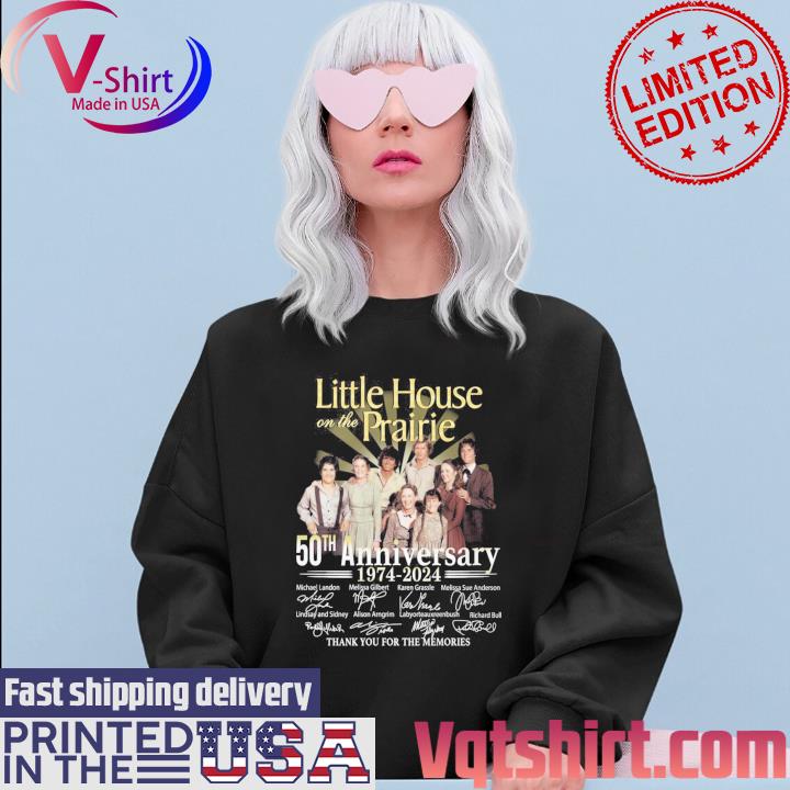 Little House On The Prairie 50th Anniversary 1974-2025 Thank You For The Memories Signatures Shirt Sweater