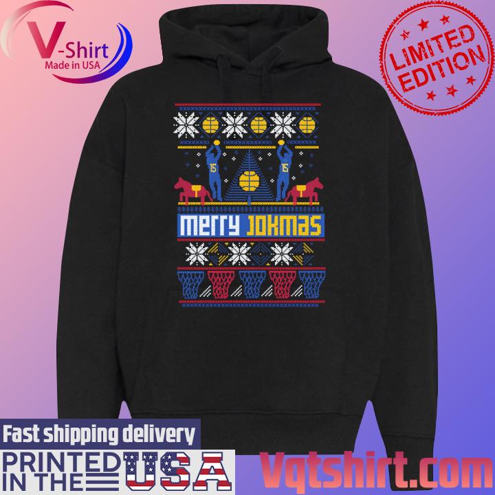 Merry Jokmas Ugly Christmas s Black Hoodie