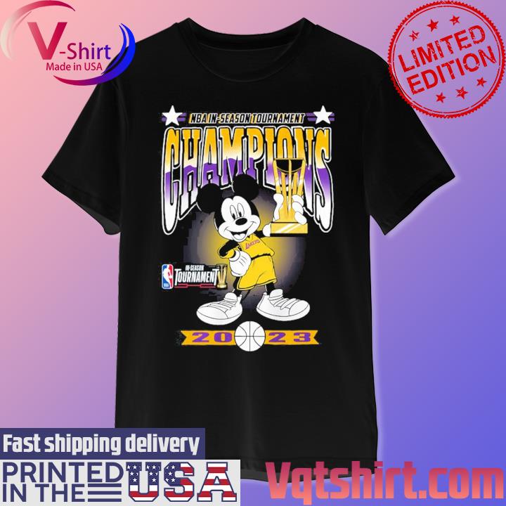 Mickey Mouse Los Angeles Lakers NBA In-Season Tournament Champions 2023 shirt