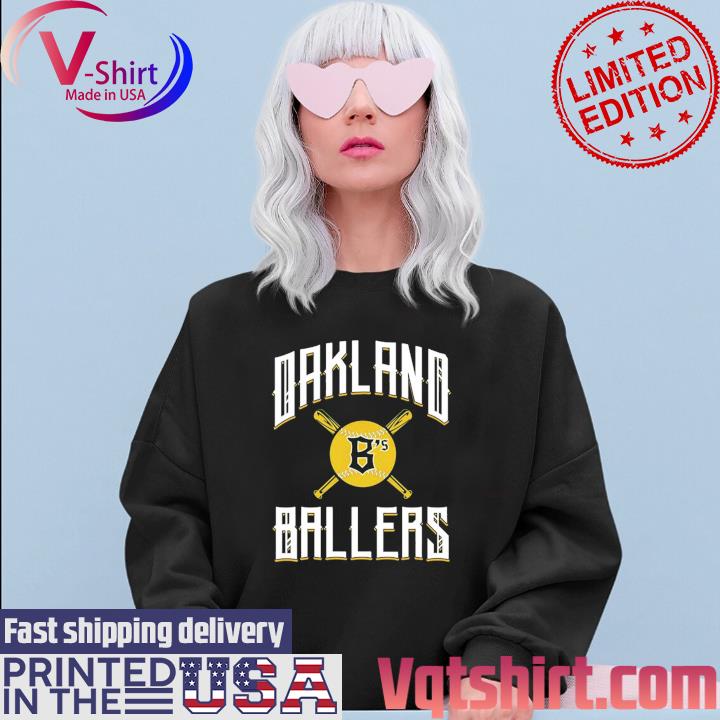 Oaklandish Oakland Ballers Bat Logo Shirt Sweater