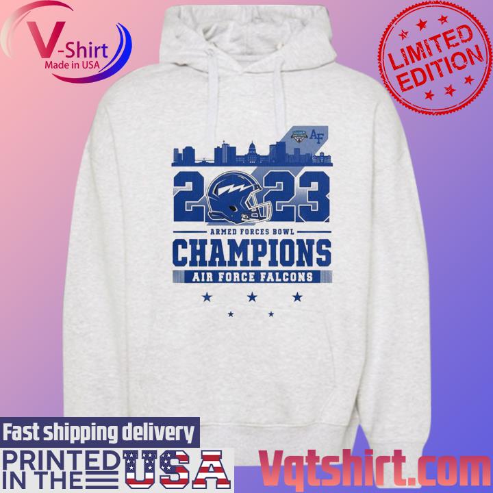 Official 2023 Armed Forces Bowl Champions Air Force Falcons Shirt Hoodie