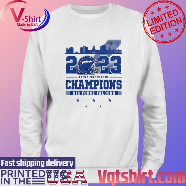 Official 2023 Armed Forces Bowl Champions Air Force Falcons Shirt Sweater