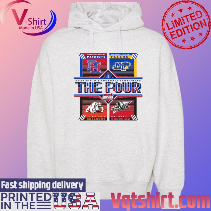 Official 2023 Division VII Football Semifinal's The Four Team s Hoodie