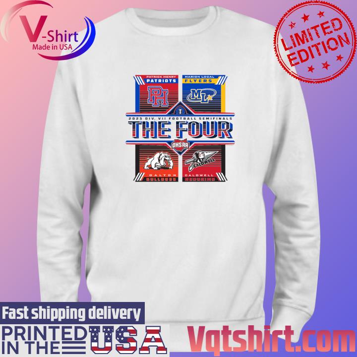 Official 2023 Division VII Football Semifinal's The Four Team s Sweater