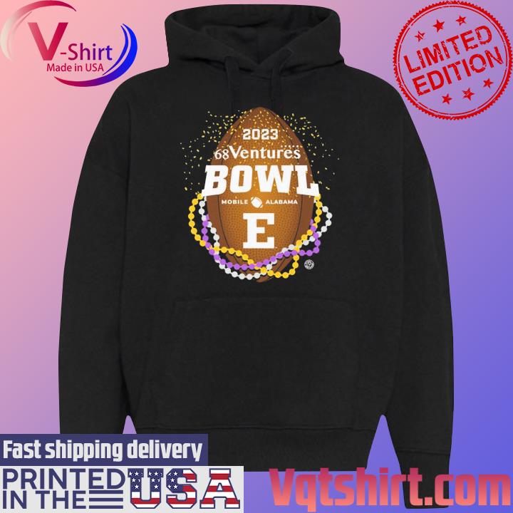 Official 2023 Eastern Michigan 68 Ventures Bowl Champions Shirt Black Hoodie