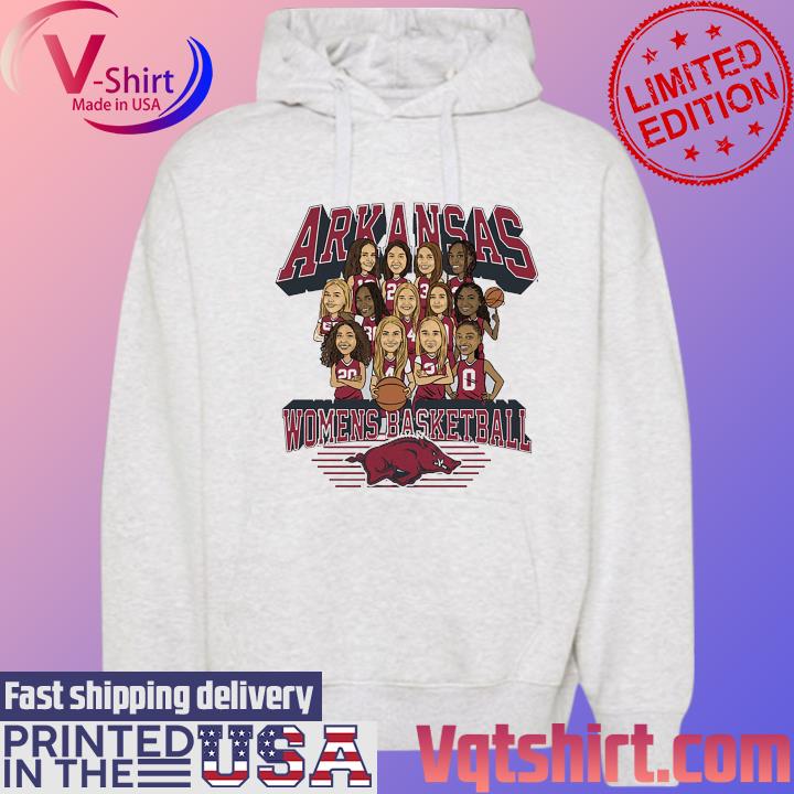 Official Arkansas Women's Basketball Team 2023 Shirt Hoodie