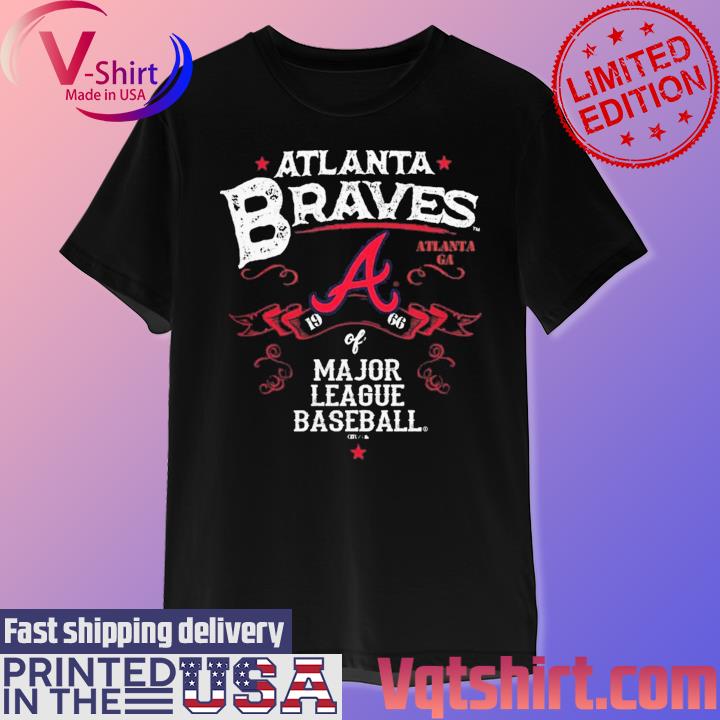 Official Atlanta Braves Darius Rucker Collection Beach Splatter T-Shirt