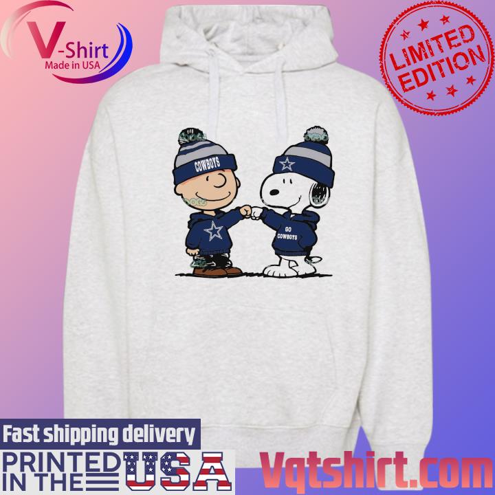 Official Charlie Brown And Snoopy NFL Dallas Cowboys Football s Hoodie