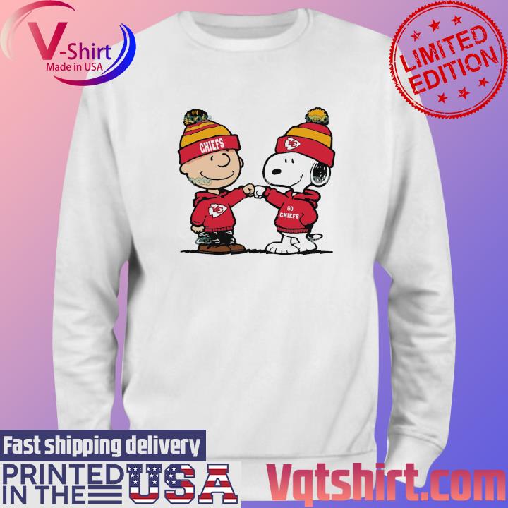 Official Charlie Brown And Snoopy NFL Kansas City Chiefs Football s Sweater