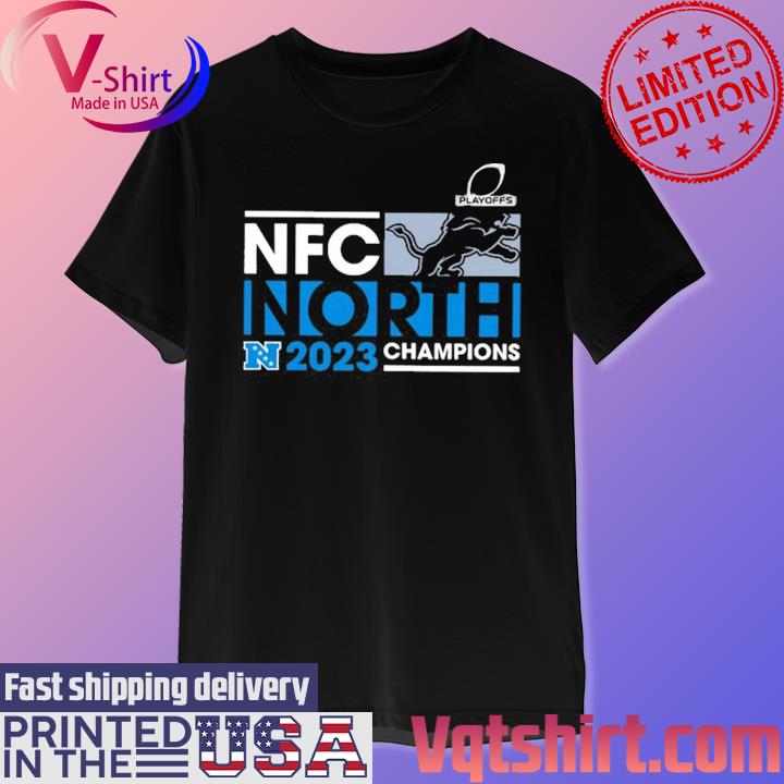 Official Detroit Lions 2023 NFC North Division Champions Shirt