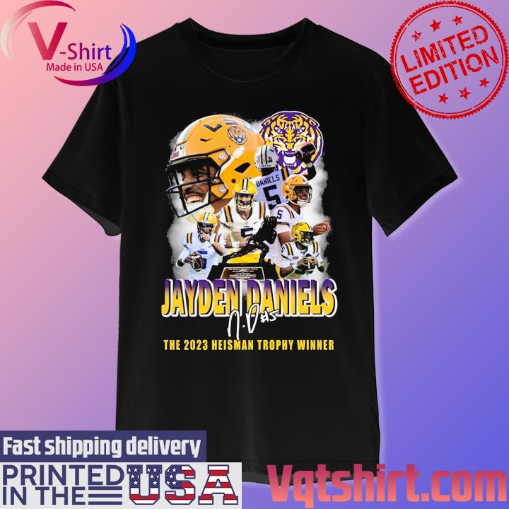 Official Jayden Daniels The 2023 Heisman Trophy Winner Signature shirt