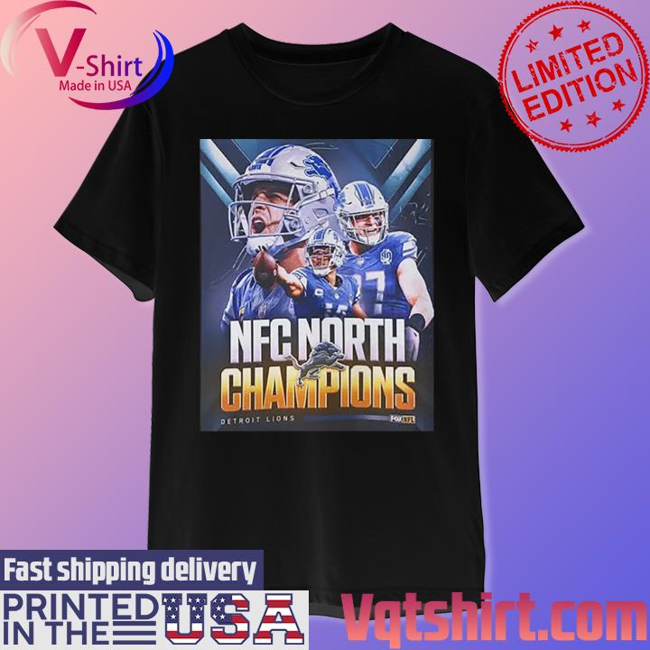 Official NFC North Champions Detroit Lions Shirt