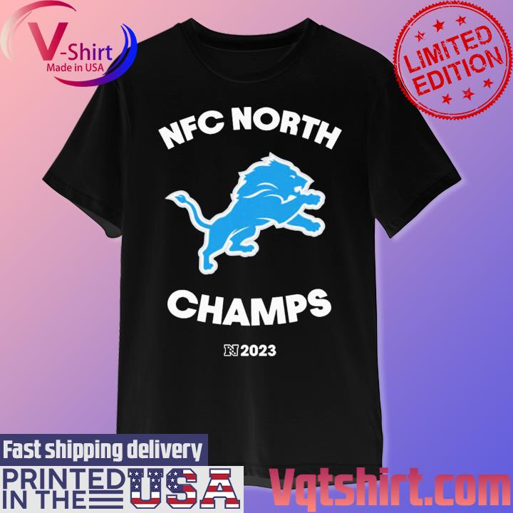 Official NFC North Detroit Lions Champions 2023 shirt