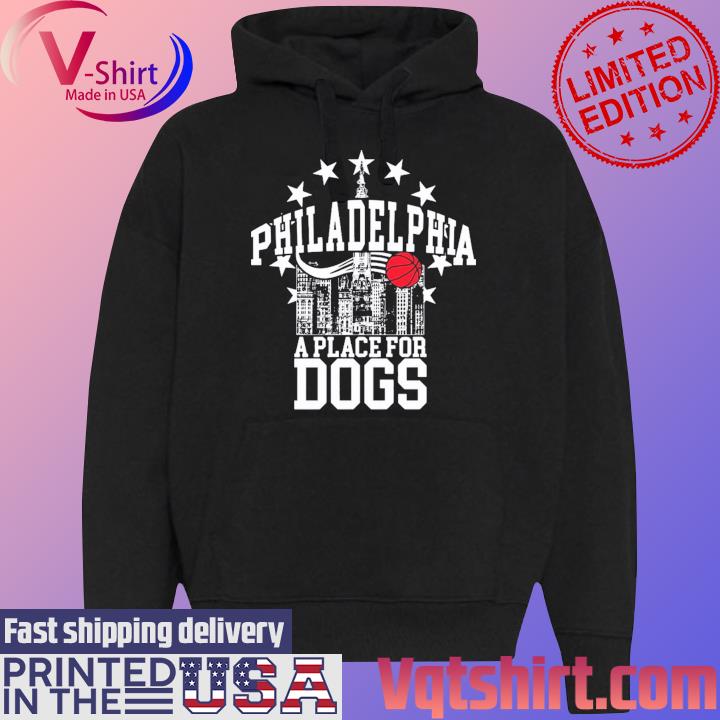 Official Philadelphia A Place For Dogs Shirt Black Hoodie