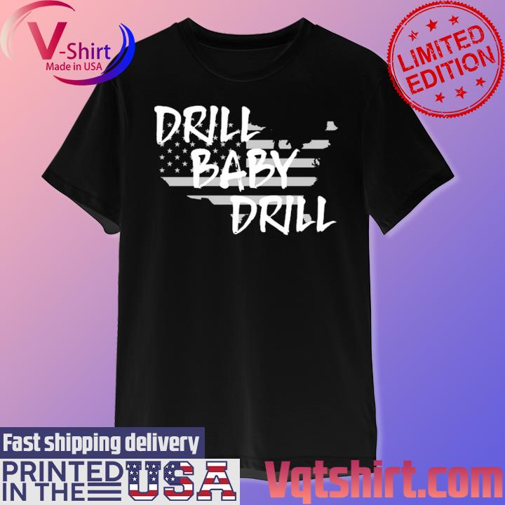 Official Scott Presler Drill Baby Drill Map Usa Flag Shirt