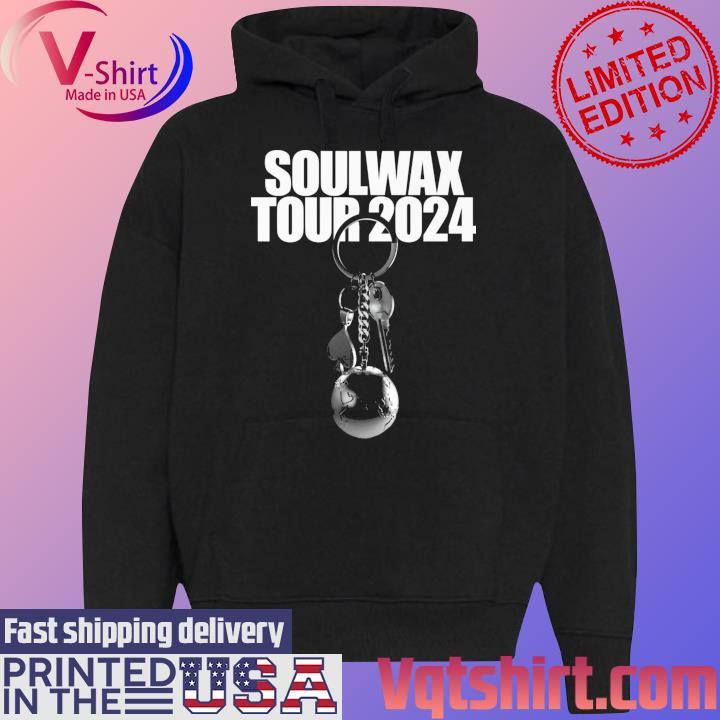 Official Soulwax Tour 2024 Shirt Black Hoodie