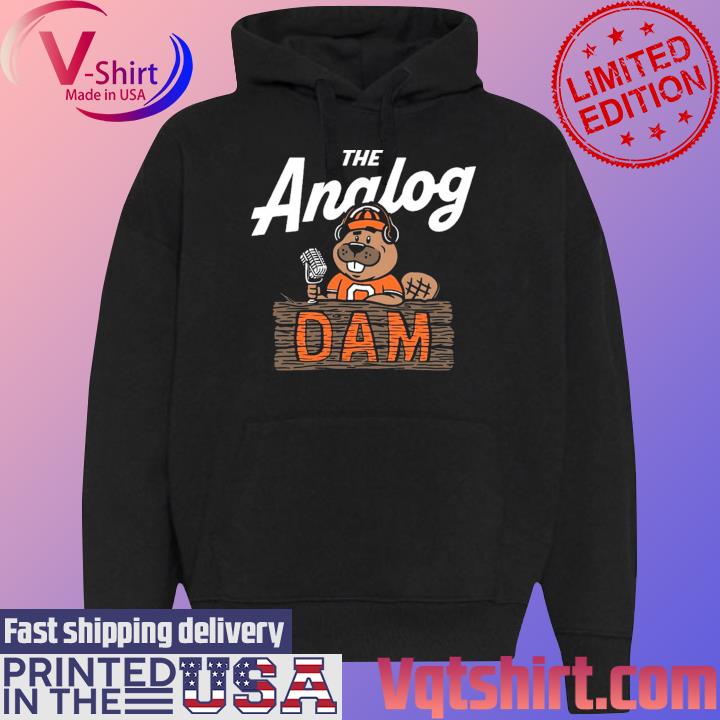 Official The Analog Dam Shirt Black Hoodie