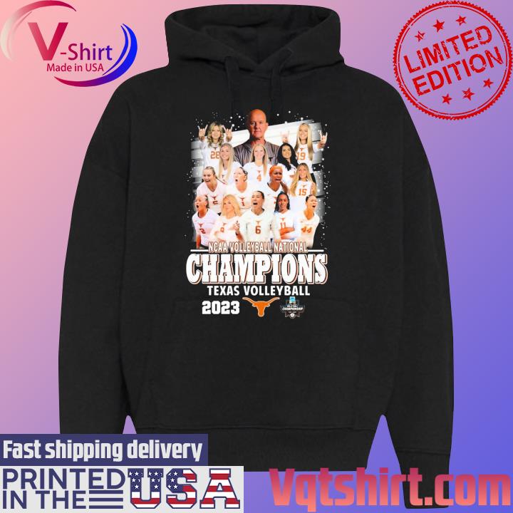 Official Volleyball National Champions Texas Volleyball Women's 2023 s Black Hoodie