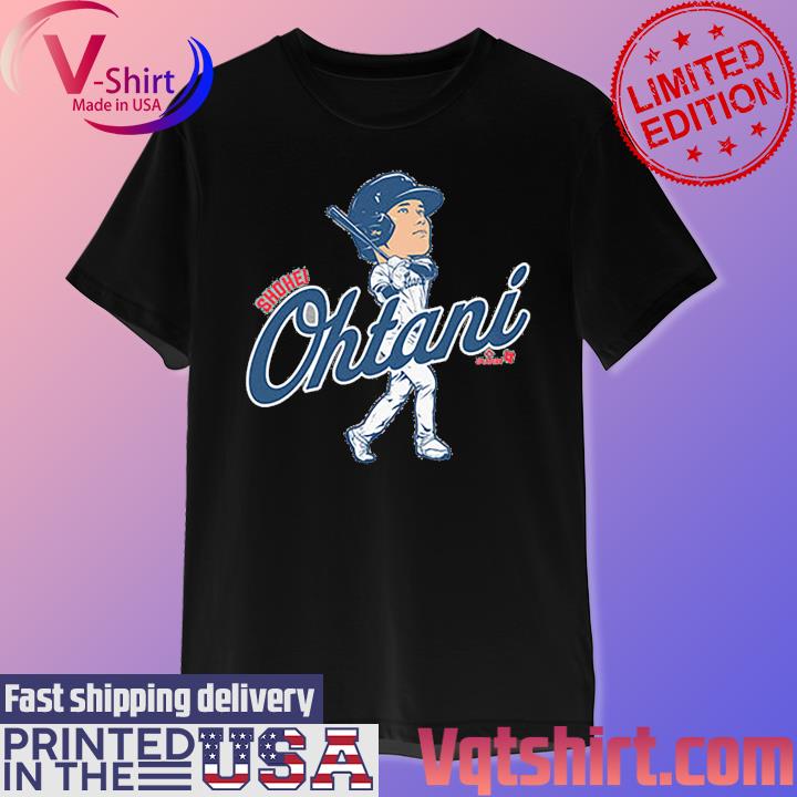 Shohei Ohtani Batting Caricature T-Shirt