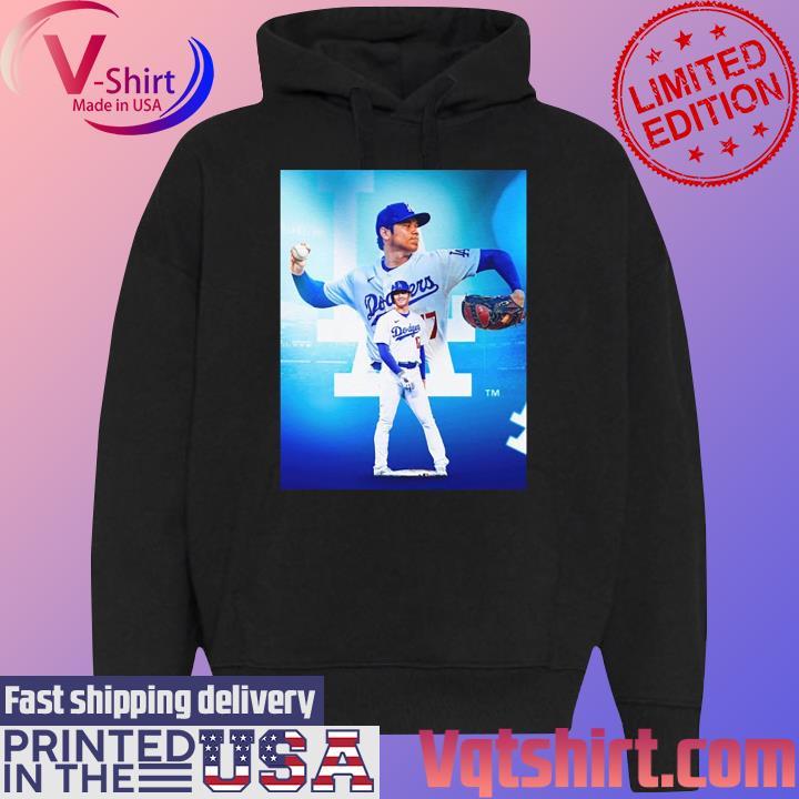 Shohei Ohtani Los Angeles Dodgers Shirt Black Hoodie