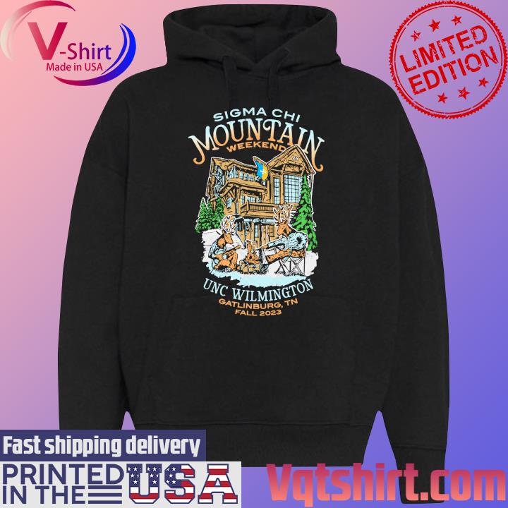 Sigma Chi Retreat Mountain Weekend Unc Wilmington Gatlinburg TN Fall 2023 s Black Hoodie