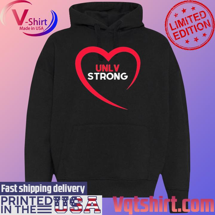 UNLV Strong Heart s Black Hoodie