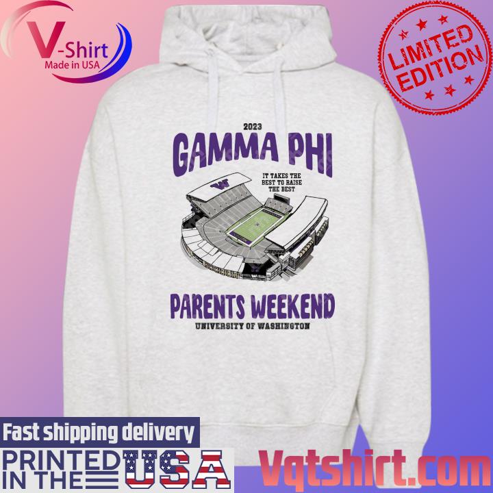 Washington Huskies 2023 Gamma Phi Parents Weekend University of Washington s Hoodie