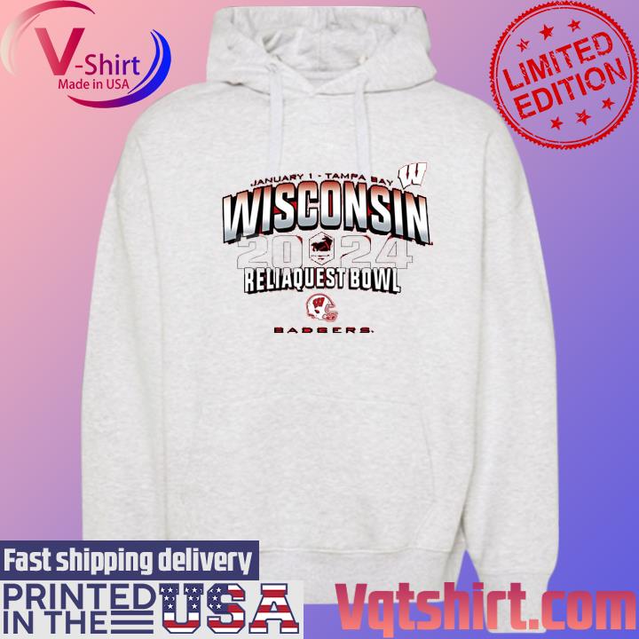 Wisconsin Badgers 2024 Reliaquest Bowl s Hoodie