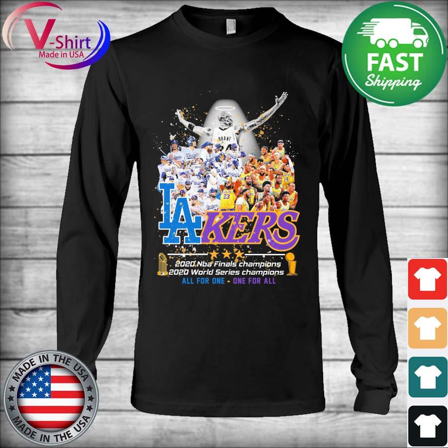 Legend Kobe Bryant Los Angeles Dodgers and Los Angeles Lakers 2020 Nba Finals  champions 2020 world Series Champions shirt, hoodie, sweater, long sleeve  and tank top