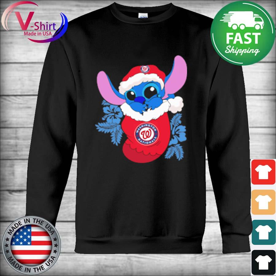 Los Angeles Dodgers Christmas Stitch In The Sock Funny Disney MLB  Sweatshirt, hoodie, sweater, long sleeve and tank top