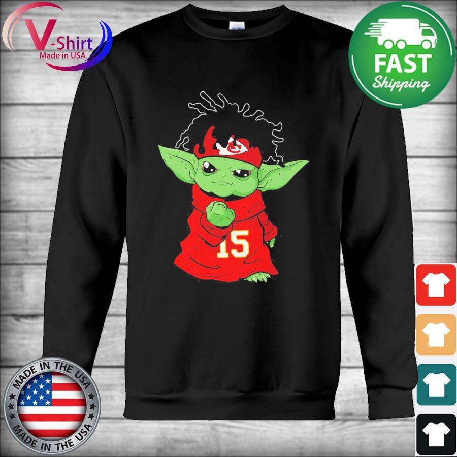 Official kansas City Chiefs Baby Yoda Shirt, hoodie, sweater, long sleeve  and tank top