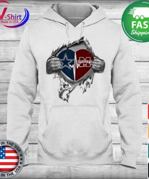 Blood inside me Dallas Cowboys vs Mississippi State Bulldogs It's In My  Heart shirt, hoodie, sweater, long sleeve and tank top