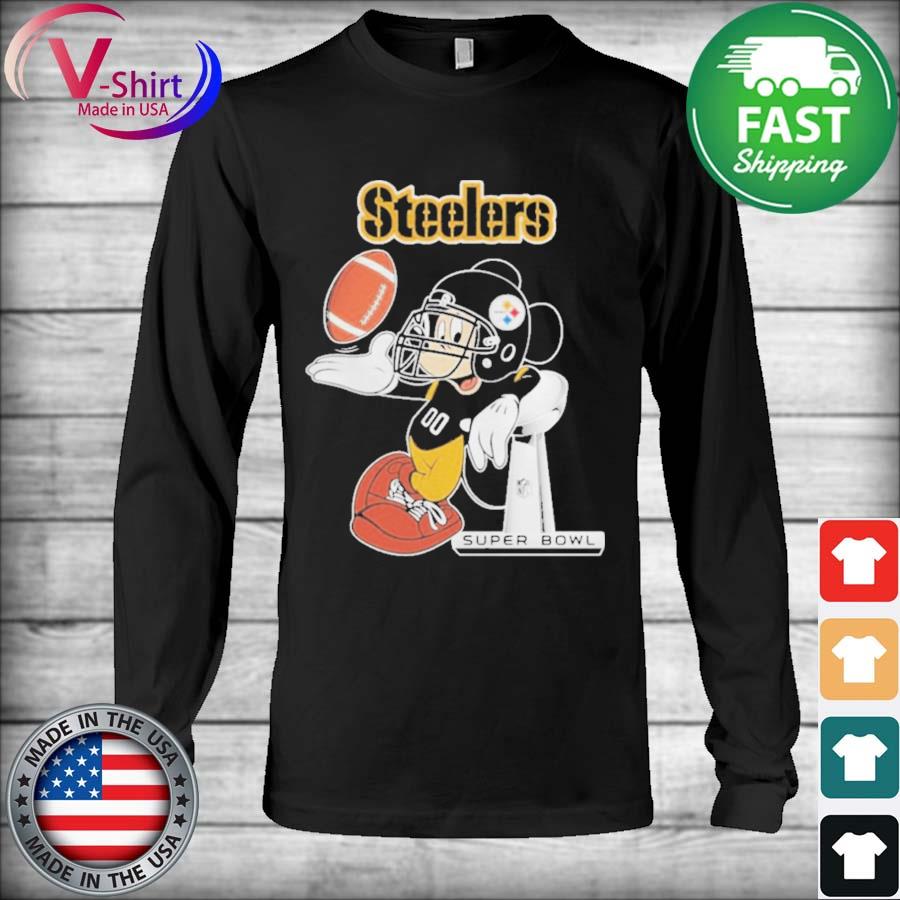 Pittsburgh Steelers Mickey Mouse Pittsburgh Pennsylvania Acrisure Stadium  Super Bowl 1974 2008 Shirt, hoodie, sweater, long sleeve and tank top