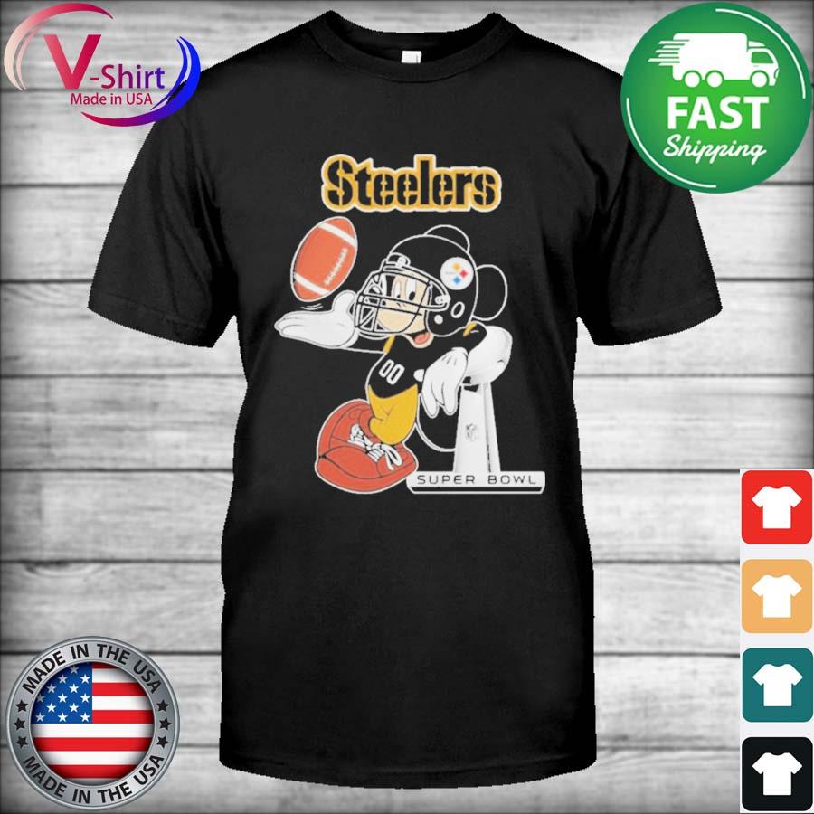 Mickey Mouse Pittsburgh Steelers Super Bowl shirt, hoodie, sweater, long  sleeve and tank top